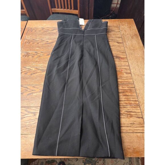 NWT Cinq A Sept Taya Dress in Black/Ivory sz 8 - Picture 5 of 5